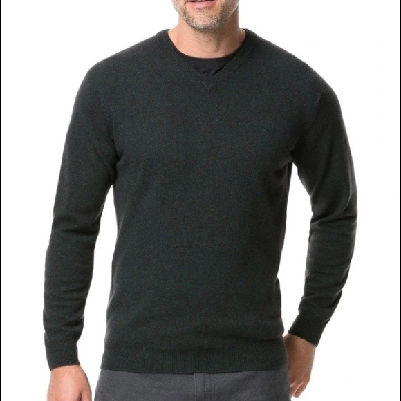 Rodd \u0026 Gunn Sweaters | Rodd \u0026 Gunn Inchbonnie Knit Wool \u0026 Cashmere V-Neck Sweater L Green | Color: Green | Size: L | Sonrisirtas26's Closet